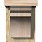 Ekena Millwork Yorktown Rough Sawn Corbel w/Backplate, Douglas Fir, 6"W x 8"D x 8"H COR06X08X08YOR01RDF - alternate 2